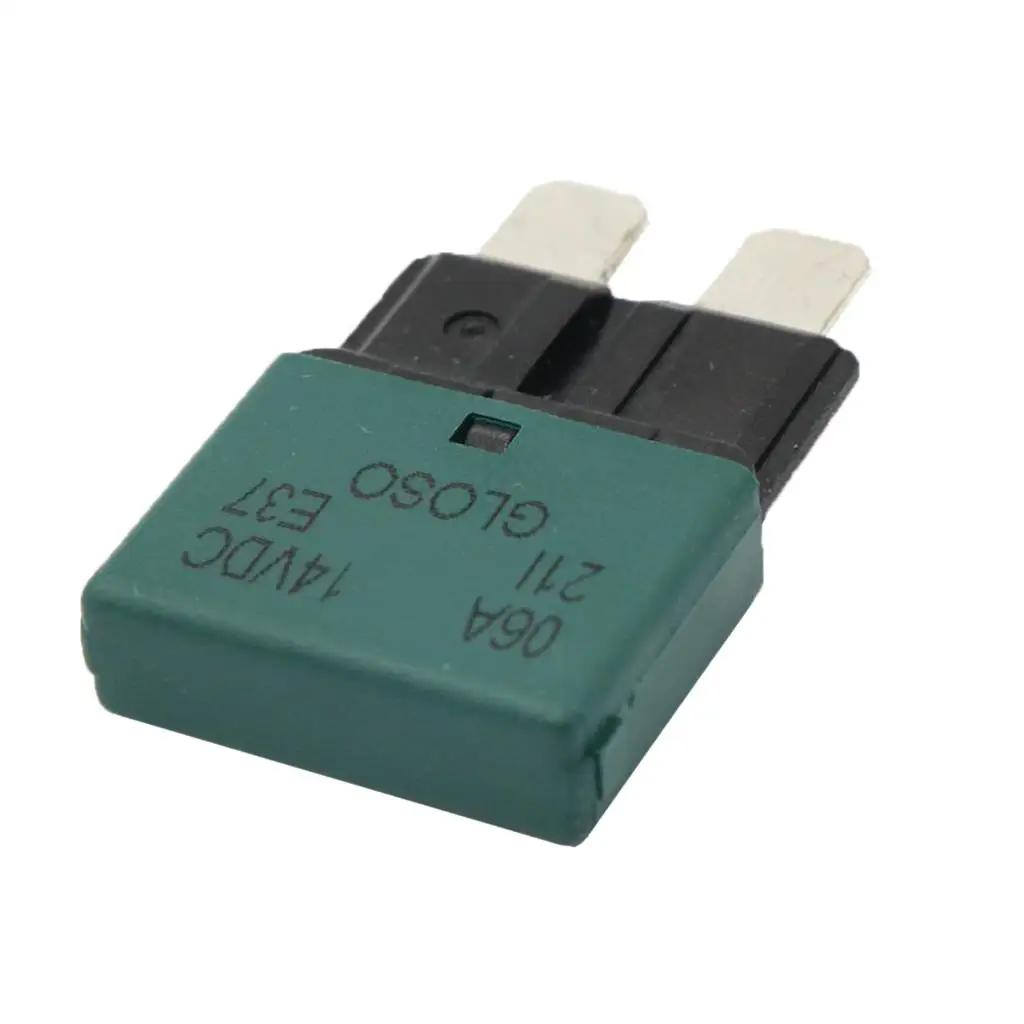 Standard Fuse Circuit Breaker Automatic Reset Blade Fuse Reusable Protector for 12v Car Truck RV Yacht