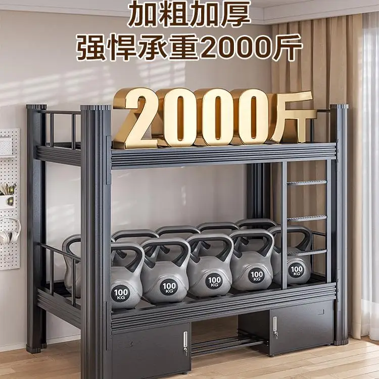 Thickened bunk iron bed Bunk bed Iron frame bed Staff student dormitory