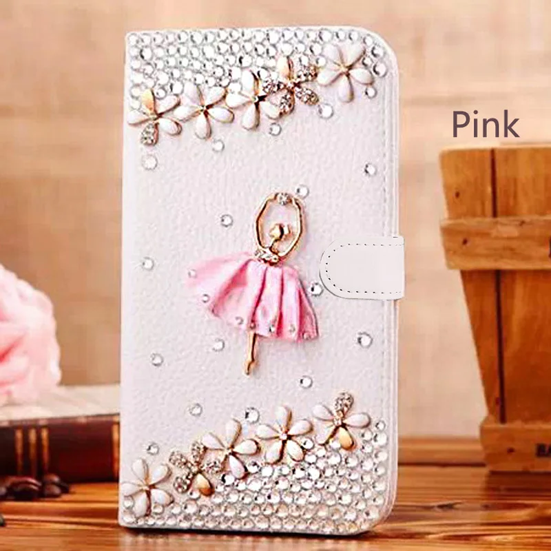 

Girls Leather Wallet Flip Case For Samsung Galaxy A04s A13 A14 A23 A34 A51 A52 A53 A54 A71 S23 Ultra S22 Plus S21 FE Diamond