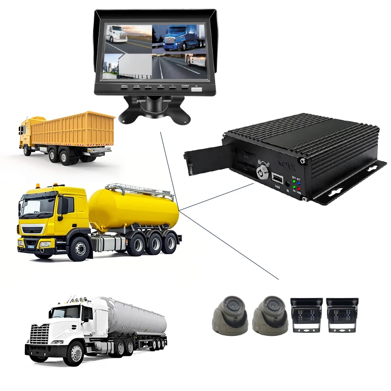 

hit productSeemeTech 4-Channel 1080p 4G GPS Mobile DVR with 170 Angle and Loop Recording Car Black Box Video Recorder 1 Year War