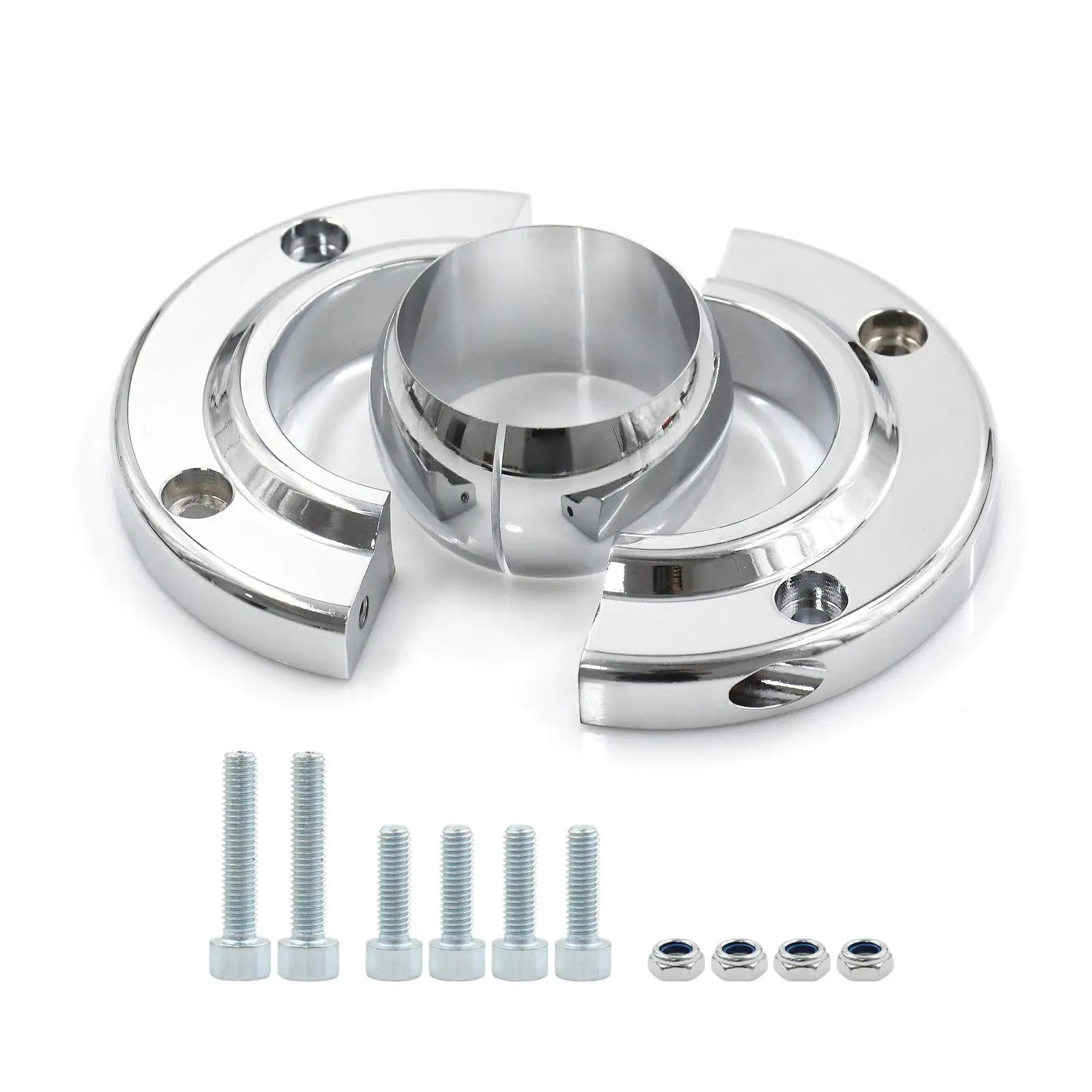 Aluminum Steering Column Mounting Clamp Board for Steering Shaft Durable Replacement for 2 Inch Floor Columns