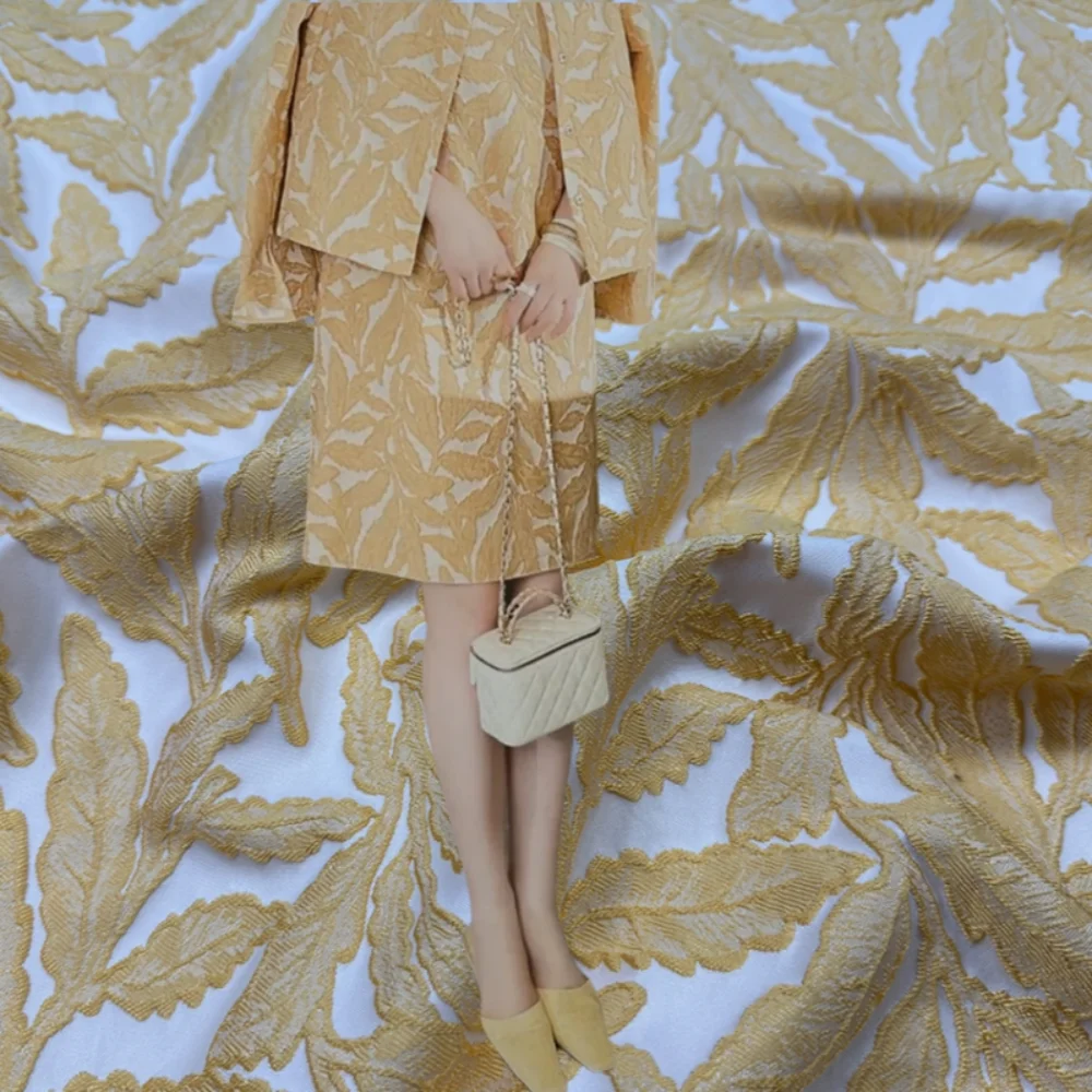 

Окрашенная в пряжу жаккардовая ткань, комплект платья, ветровка, модные ткани, оптовая продажа, полиэфирная ткань, шитье своими руками по метрам