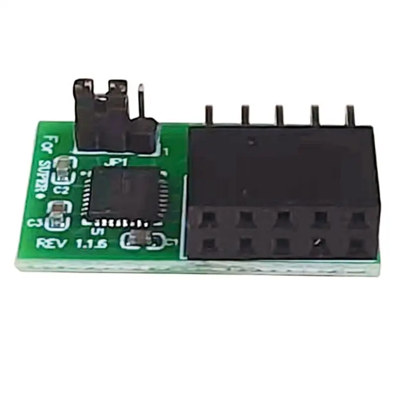For -AOM-TPM-9670V-S Vertical TPM 2.0 9-Pin,Adapter,for Super Adapter