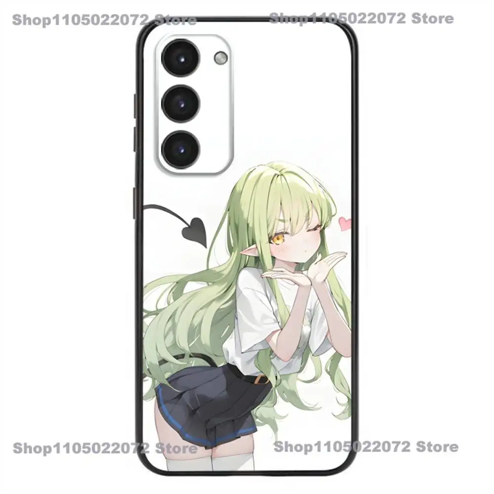 حافظة هاتف T-Tachibana Hikari Blue A-Archive لهاتف سامسونج جالاكسي A20,21s,22,31,32,52,53,72,73,80,91 غطاء أسود من السيليكون الناعم #4