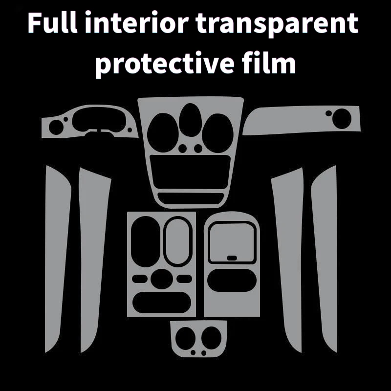 For Bentley Bentayga interior film center console panel protective film transparent invisible film car interior modification