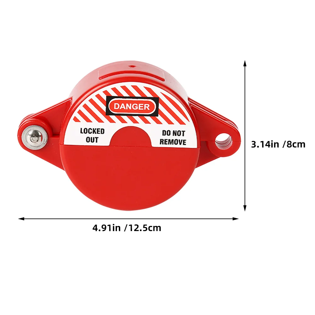 8 قطعة جهاز صمام عالمي مناسب للمياه حنفية خزان الغاز نظام دوار السلامة الصناعية قفل الصنبور في الهواء الطلق #4