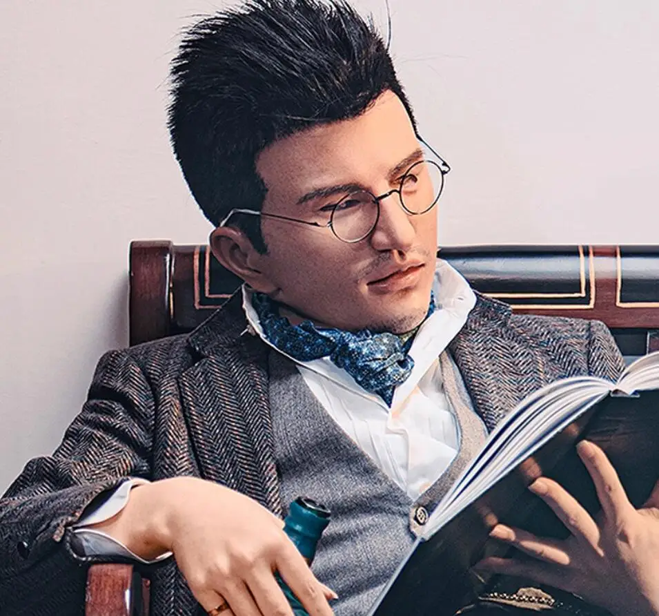 

(Thai) Crossdressing Silicone Full head With Torso Male/Boy Cosplay Crossdresser Kigurumi Mask