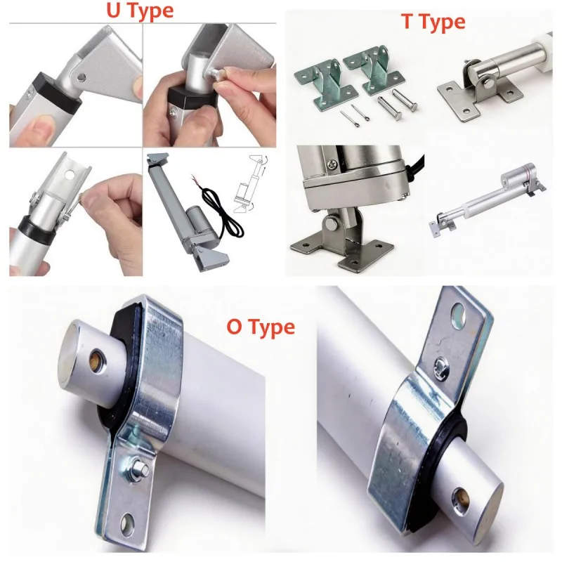 12/24V DC Linear Actuator 30mm Stroke 1000N (100KG) 10mm/s Speed Built-in Non-adjustable Limit Switches Electric Linear Motor Sm
