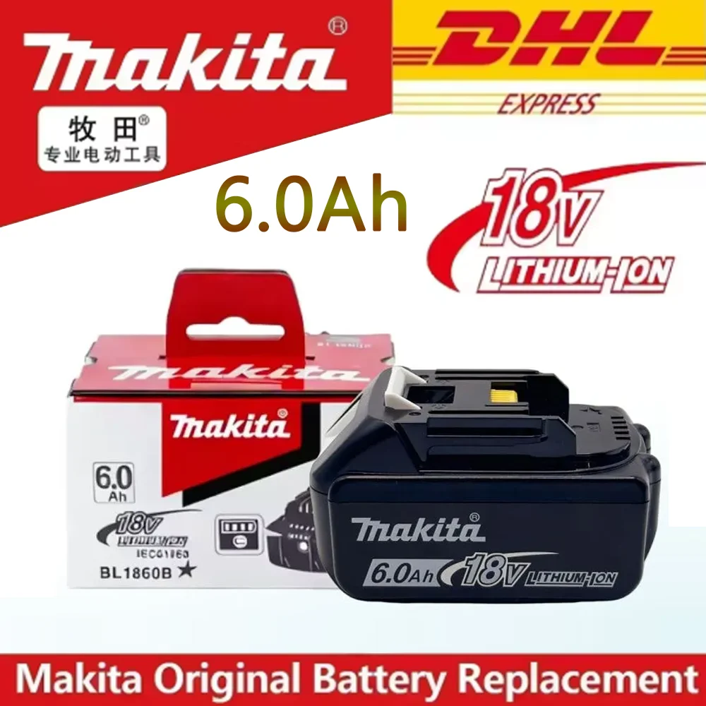 ✅Full Protection 18V 6Ah Lithium Battery Replacement Fit Makita LXT Series Cordless Impact Drill Angle Grinder Saw