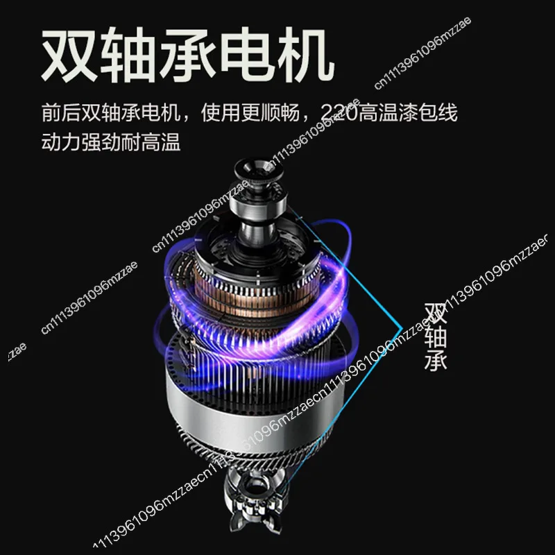 Lithium Battery Lawn Mower Motor All Copper Double Bearing High Torque 12V 21V Lawn Mower High Speed DC Motor