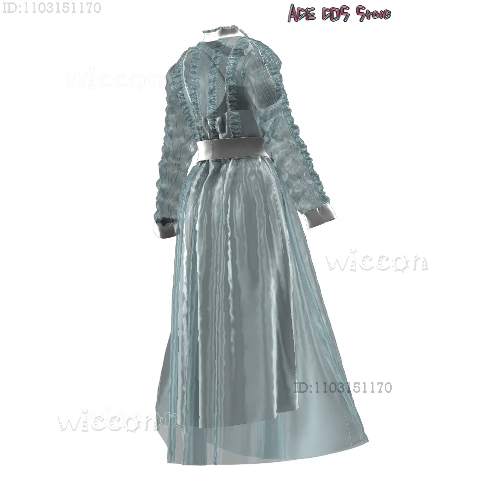 2024 Tim Astrid Cosplay Deetz Women Costume Beetle Fantasia Grey Dazzle Dress Outfits Halloween Carnival Adult Kids Size