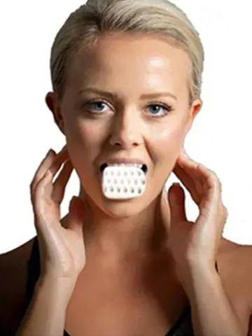 1/2Pcs Large Jaw Exerciser Fitness Jawline Muscle Training Double Chin Reducer Neck Face Slimming Mouth Jawliner Silicone Chew