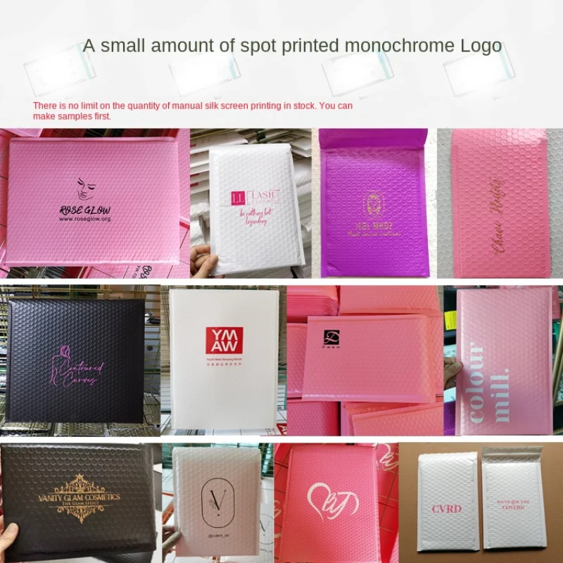 50 Pcs Golden Bubble Envelopes Bags for Shipping Bags Bubble Mailer Padded Packaging Waterproof Packaging Bag Thicken Postage