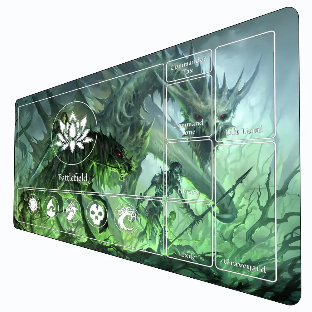 

Коврик для мыши Dragons Era & Fantasy Art, коврик для карточных игр, компьютерный офисный коврик для мыши, противоскользящий коврик для MTG DTCG CCG RPG, торговые карты, настольные коврики