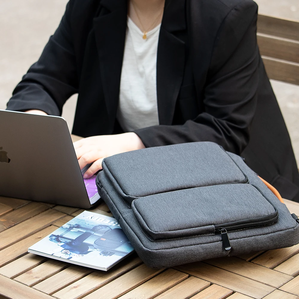 Laptop Shoulder Bag Notebook Briefcase 14-15.6 inch Laptop Sleeve Bag For Macbook pro air/ Case HP Huawei Black Notebook Bag