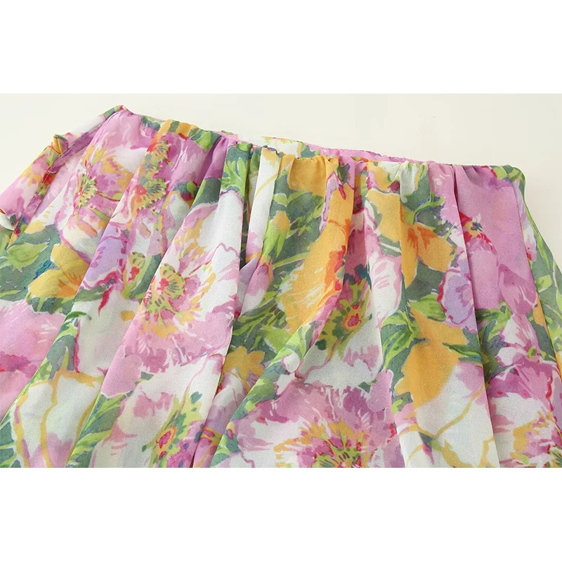 Yenkye sexy fora do ombro flor impressão vestido feminino elegante a linha boho vestidos longos chique senhora festa férias maxi vestidos