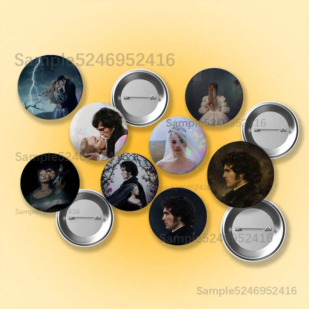 W-Wuthering Heights 2026 Round Button Pins Badge Creative Brooches Backpack Clothes Decoration Fashion Cartoon Jewelry Gifts