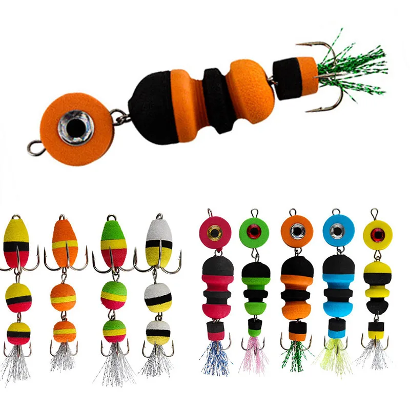 1Pcs  2g/3g Mandula Bait Artificial Bait Swimbait Wobbler Soft Bait Foam Bait Bait Insect Pesca Bass Pike Foam Artificial Bait