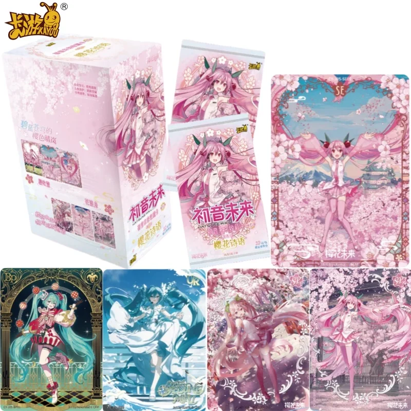 

KAYOU Hatsune Miku Collection Cards Sakura Poetry First Sight Pack Issue 5 Authentic Anime Peripheral Toys Holiday Gift