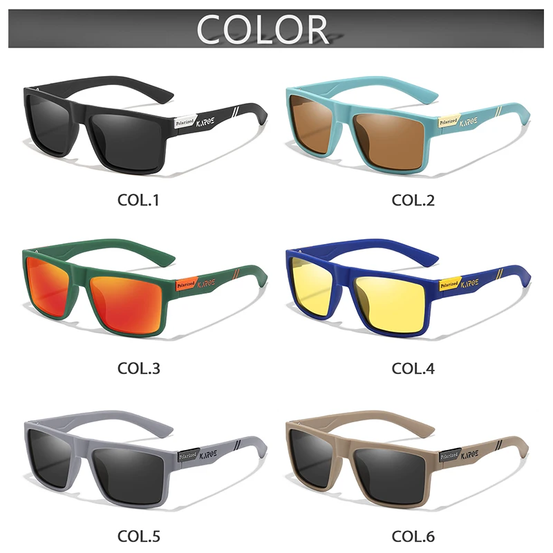 Karos 偏光釣りサングラス男性女性サイクリングキャンプ運転眼鏡アウトドアスポーツゴーグル UV400 保護メガネボックス