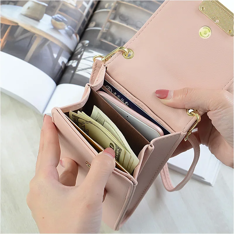 2024 New Mini Crossbody Bags Phone Bag for Phone Small Female Shoulder Handbags Wallet Handbag Purses and Handbags