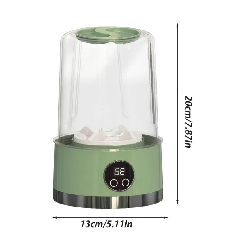 ポータブルコードレス洗濯機、USB充電式、ミニ洗濯機/下着/靴下/ベビー服ホームトラベルランドリーバケツ用