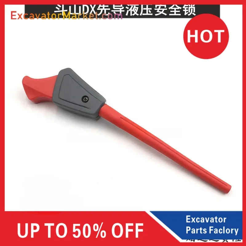 

For Doosan DX75 150 215 220 225 260 300 380 Excavator Part Pilot Handle Hydraulic Safety Lock