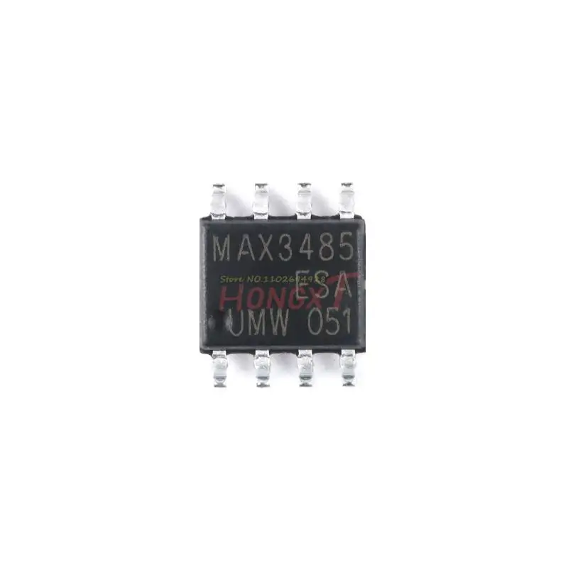 10PCS 100% NEW UMW MAX3485ESA SOP-8 half duplex RS485/RS422 transceiver chip.