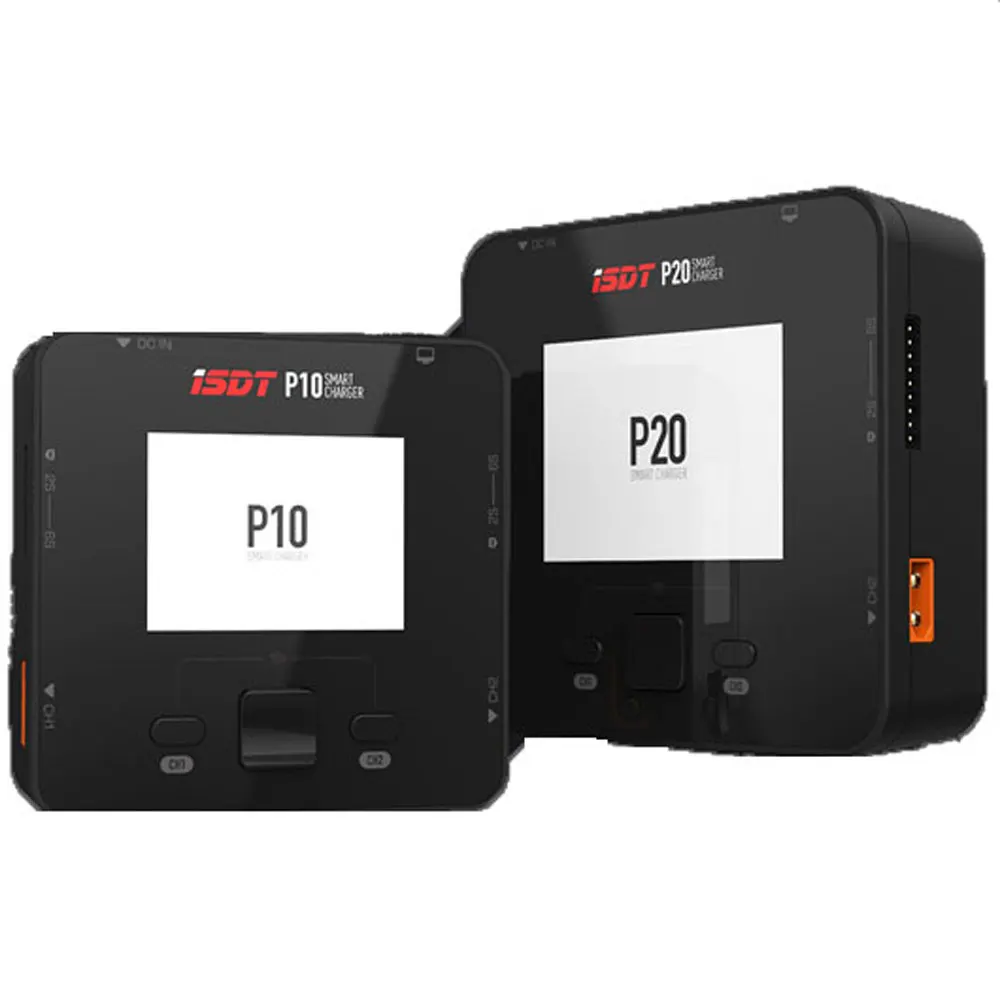 ISDT P10 / P20 High Power Dual Channel Smart Balance Charger Lilon LiPo LiHV NiMH Lipo Battery Fast Charger Parallel Charging