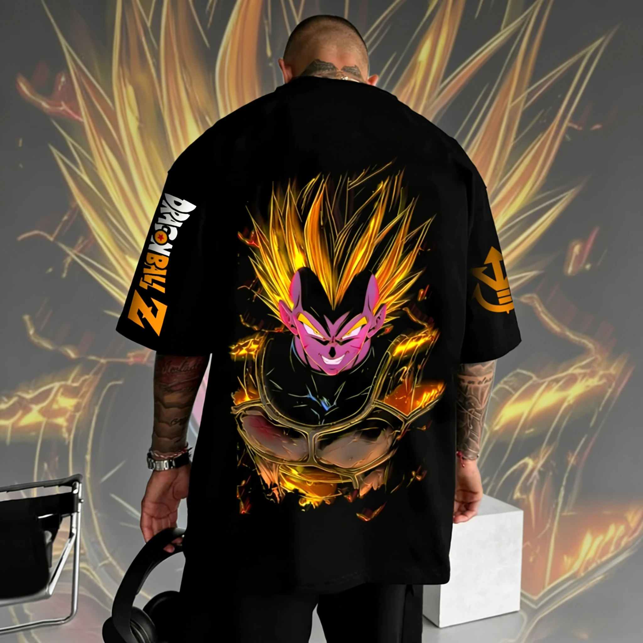 

2026 New Summer Dragon Ball 40th Anniversary Son Goku 100%Cotton Anime Printed T-shirt Extra Size Casual Streetwear Unisex Y2k