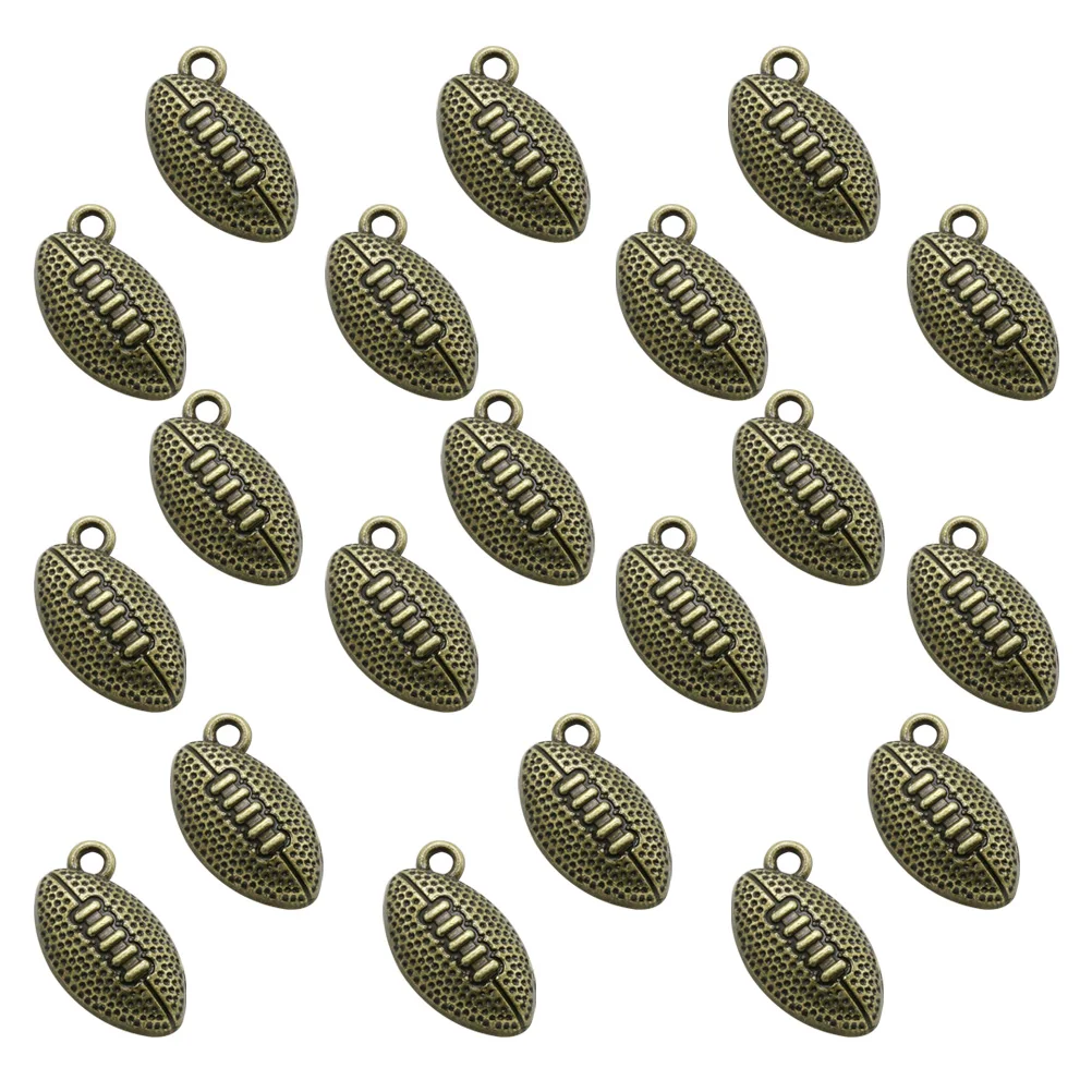 

20pcs Alloy Pendant Charm Simple Design Jewelry Making Accessories Bronze Pendants Necklace Bracelet Earrings Craft Project