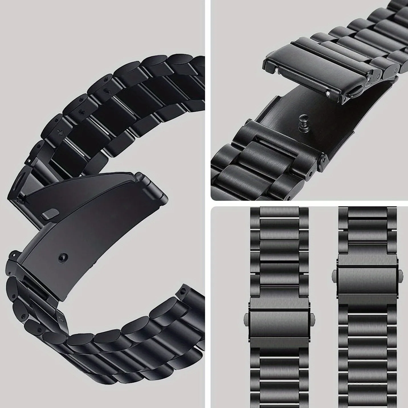 20mm 22mm Strap For Samsung Galaxy Watch 5 4 44mm 40mm 5Pro 4 Classic Active 2 Stainless Steel Bracelet GT 2 3Pro