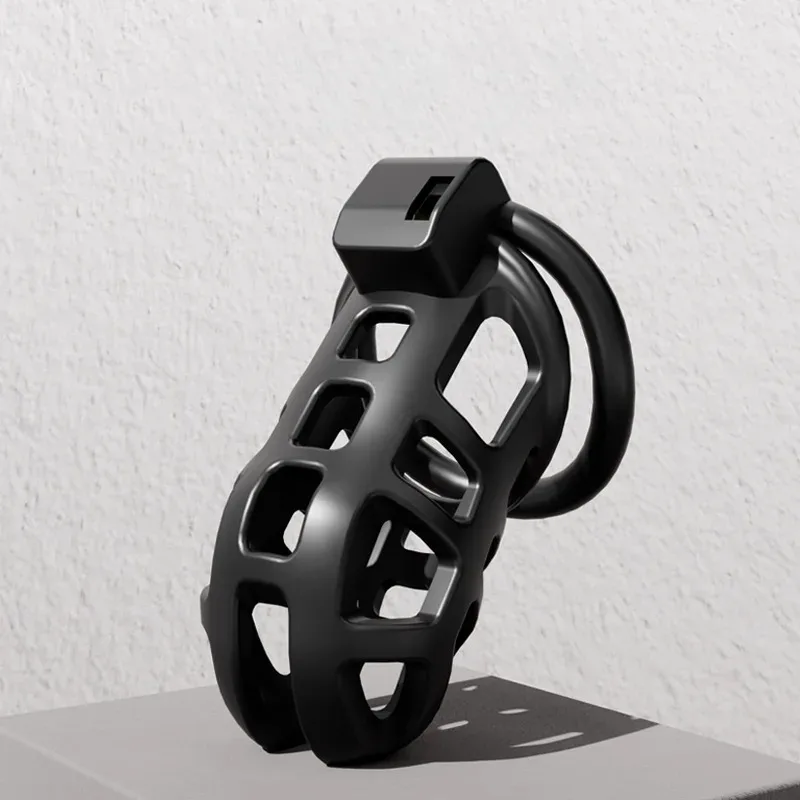 BDSM Sex Toys Breathable Penis Lock Male Chastity Cage Enlarged Urethral Opening Sexy Urethral Lock Chastity Device Penis Cage