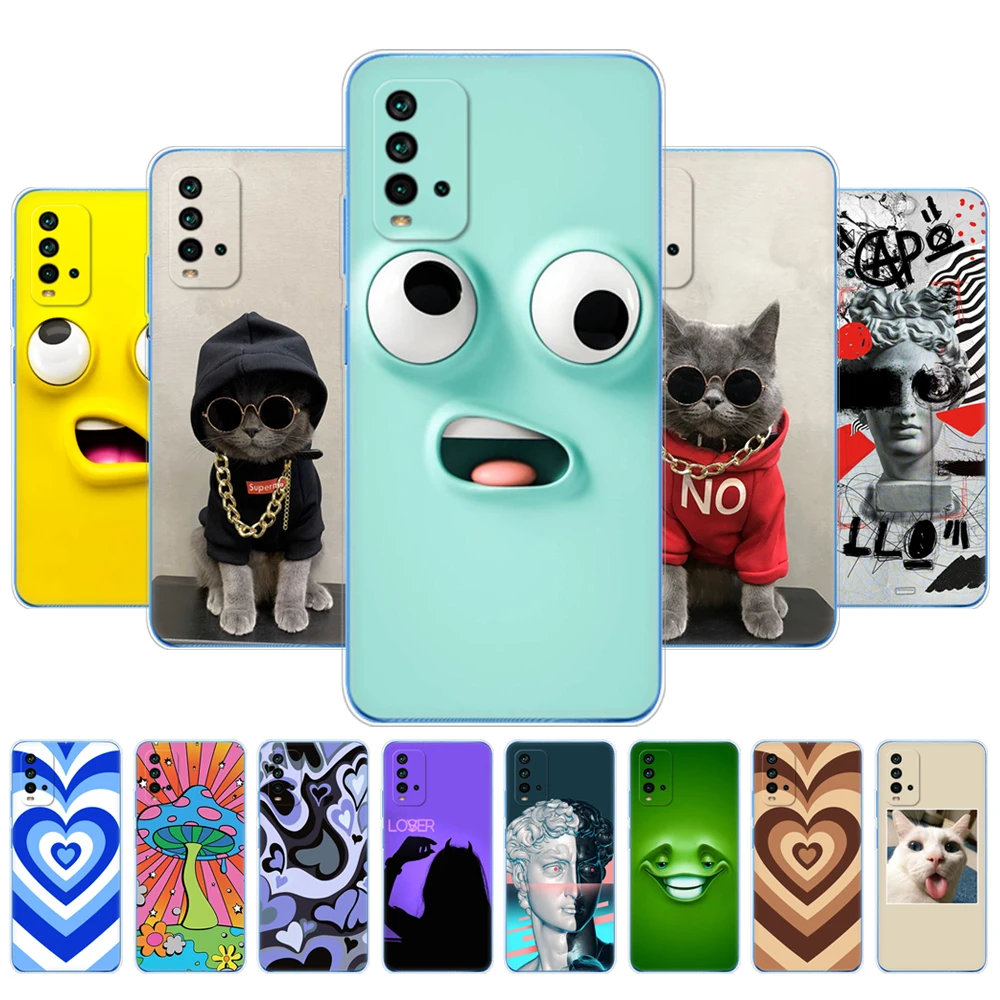 Xiaomi Redmi 9T 케이스 용 Redmi 9T 범퍼 용 실리콘 소프트 Tpu 폰 백 커버 6.53 인치 global shockproof protective Funda