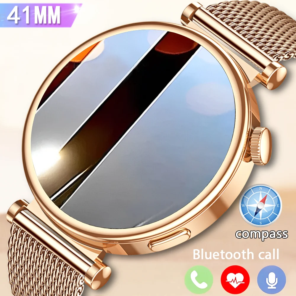 

Для HUAWEI GT4 Smart Watch женщины 1.36" AMOLED 360*360 HD Sreen дисплей всегда показывают время компас Bluetooth Call Smartwatch дамы