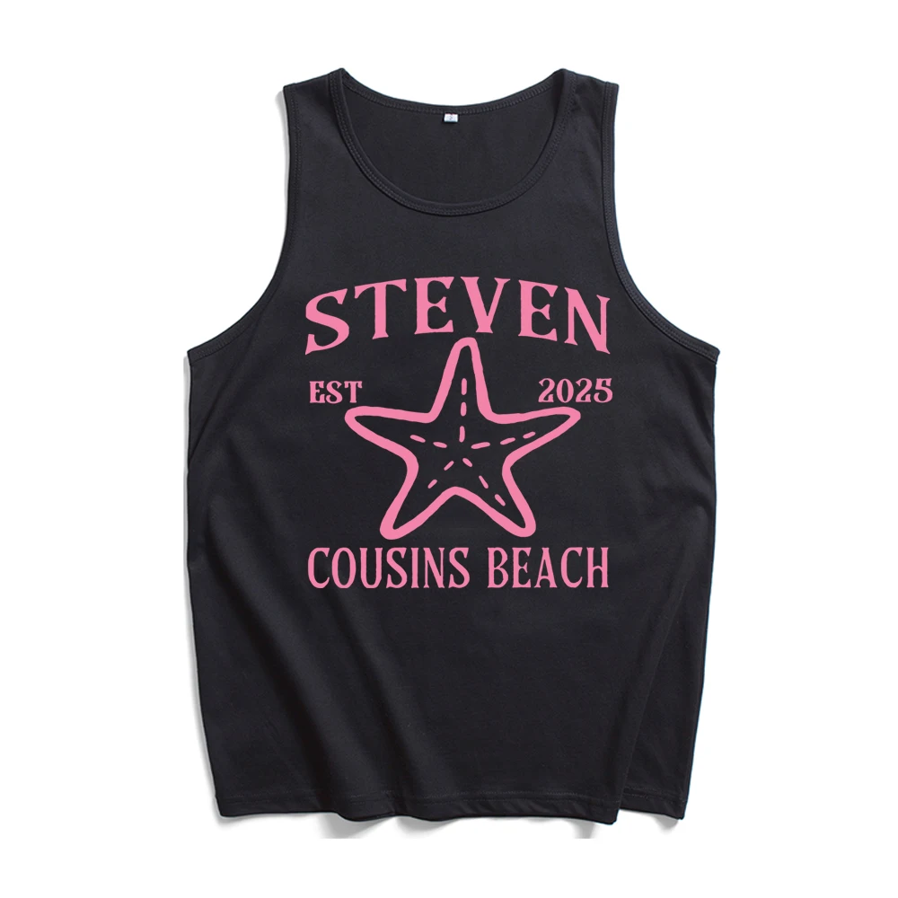 كوزينز بيتش الصيف تحولت الموسم الجميل 3 تانك القمم تي شيرت رجل امرأة الشارع الشهير سترة قميص مروحة هدية