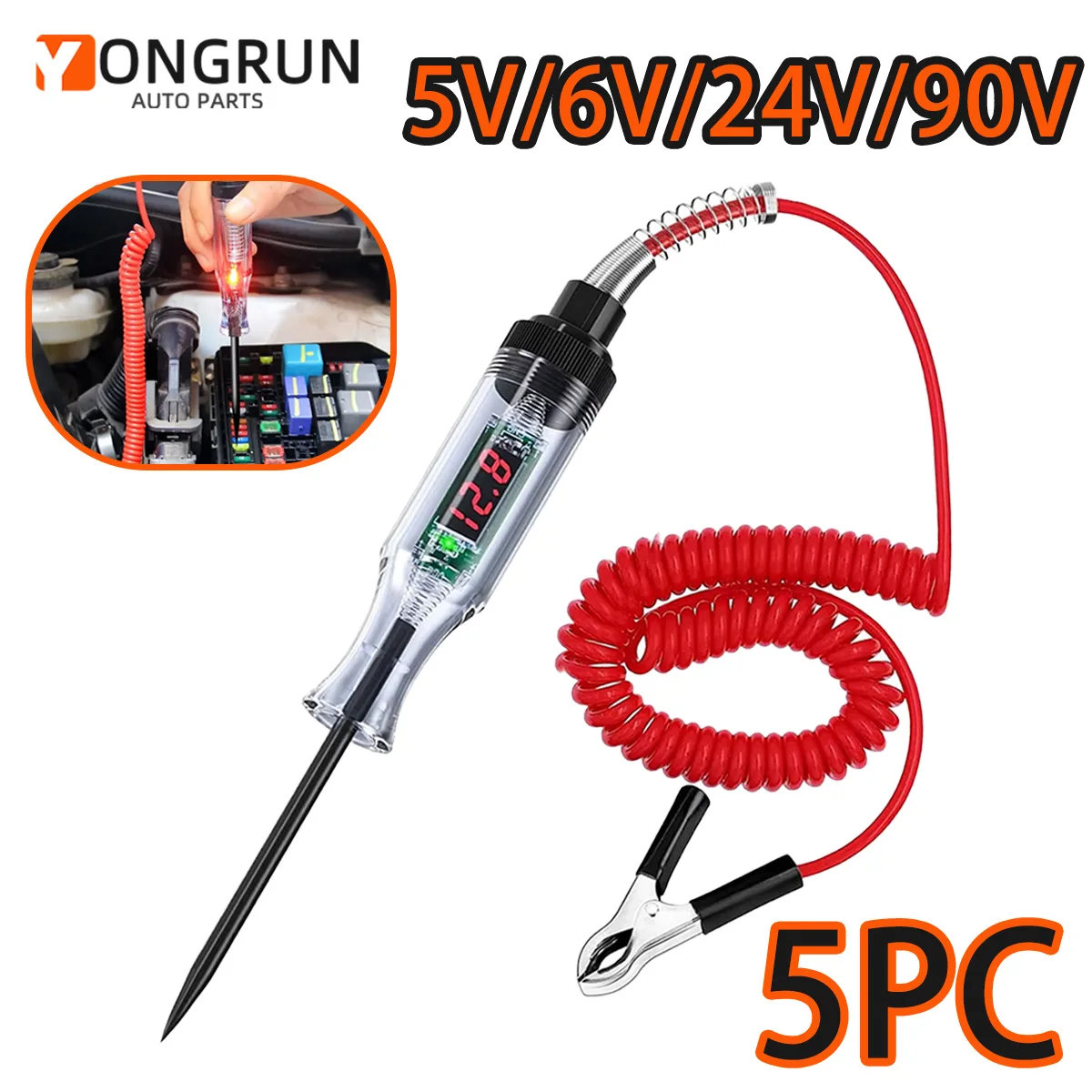 YONGRUN جنرال موتورز بطارية اقلام الفحص السيارات شاحنة الرقمية الجهد التحقيق القلم أداة صيانة السيارات أداة تشخيصية #1