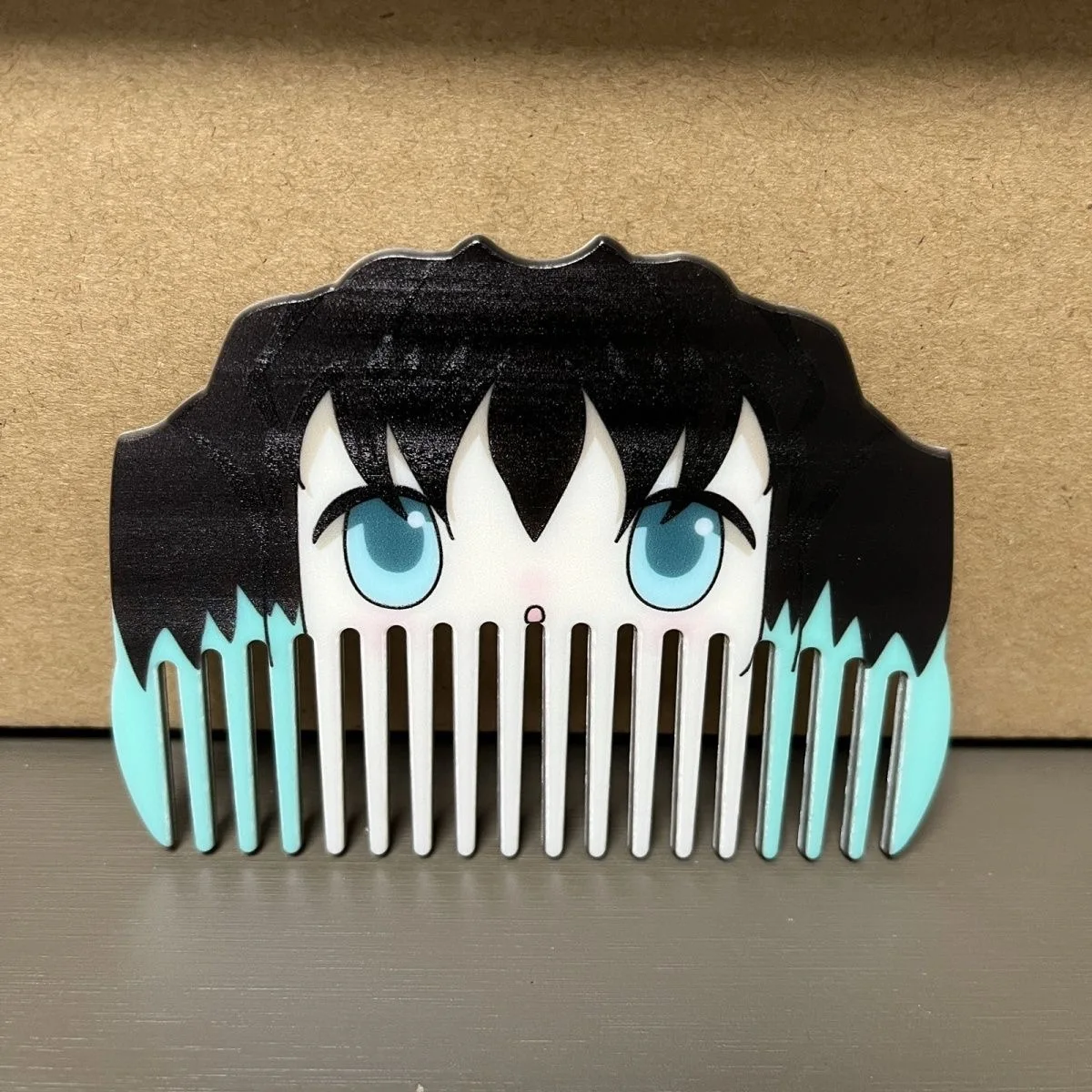 

【 Двусторонняя печать 】 Периферийные устройства для косплея Ghost Slayer, прозрачная фанатская расческа без Ичиро, милый подарок