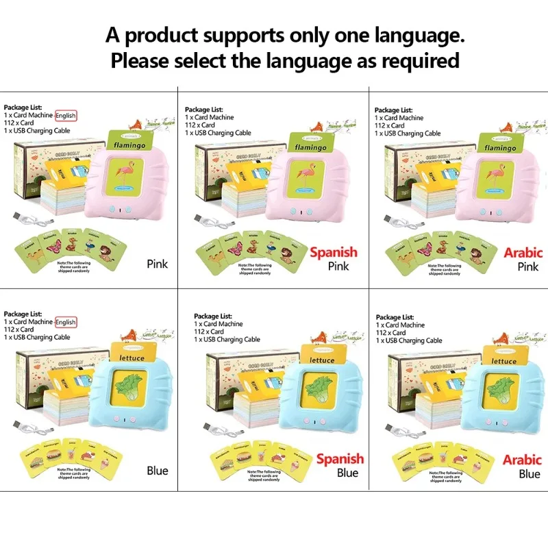 Carte Flash pour l'éducation précoce, jouets d'apprentissage, cartes flash parlantes pour enfants d'âge préscolaire, livre Audio électronique anglais, Machine cadeau