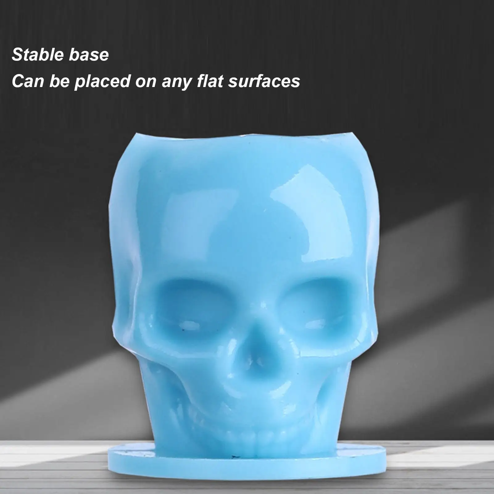 200PCS Skull-Shaped Tattoo Ink Cups with Stable Base – Prevents Spills for Microblading & Pigment Holding