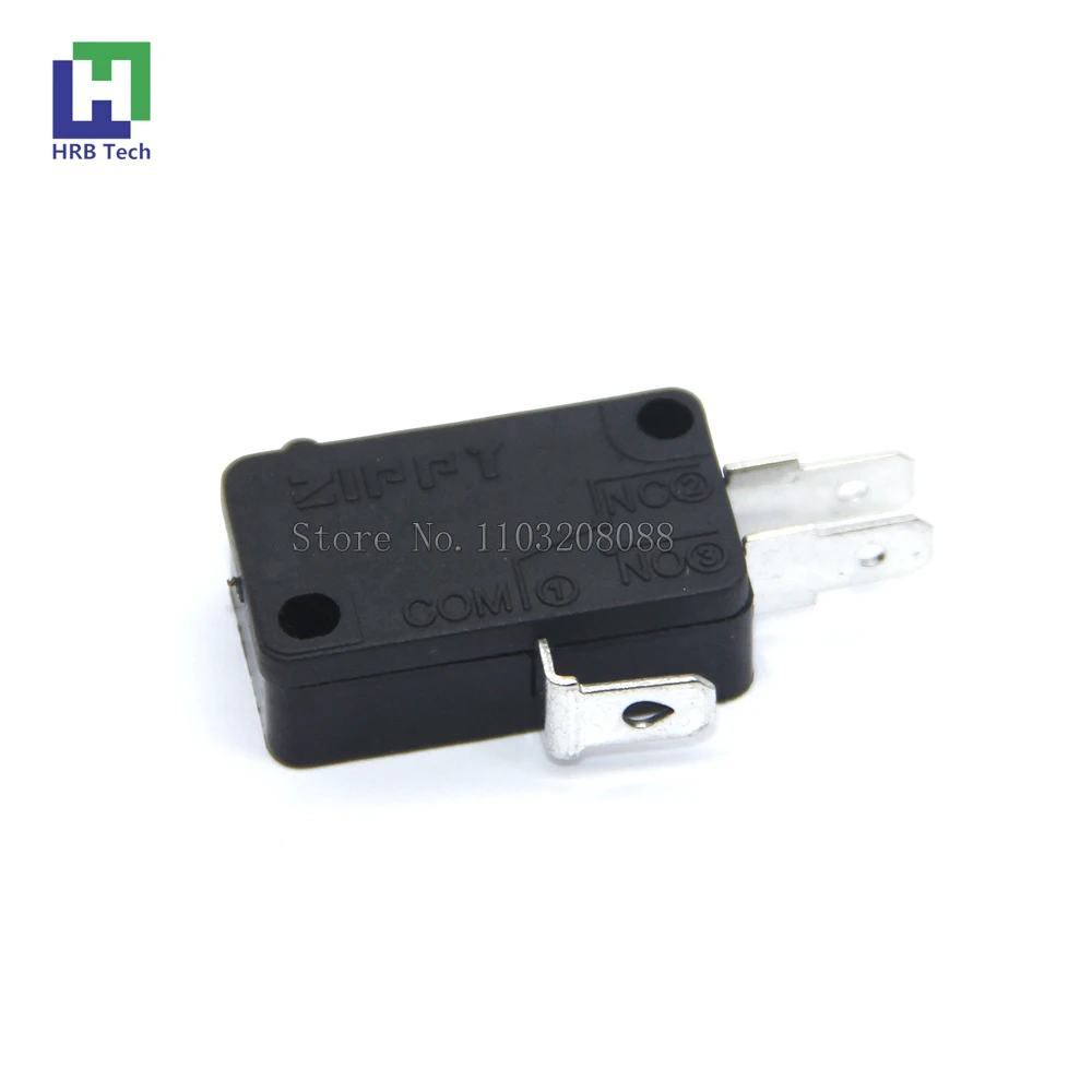 100 PCS ZIPPY Microswitch 3pin micro switch for Arcade Push Button LED switch button Arcade Game Parts/cabinet accessories