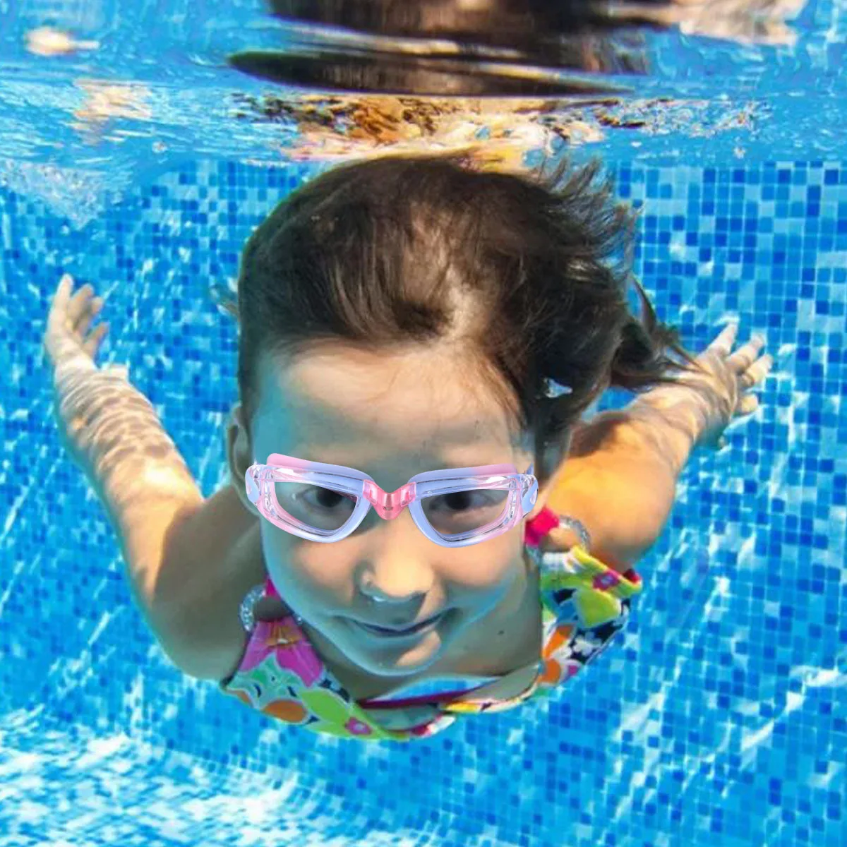 نظارات سباحة بتقنية مضادة للضباب، محمية من الأشعة فوق البنفسجية، مريحة، مثالية للسباحة والغوص والأنشطة المائية #2