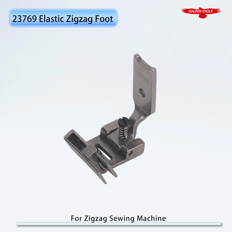 23769 Prensatelas para máquina de coser industrial en zigzag compatible con Singer 457 JUKI LZ-2280 2284 2290 cinta elástica tamaño 7mm - 20mm