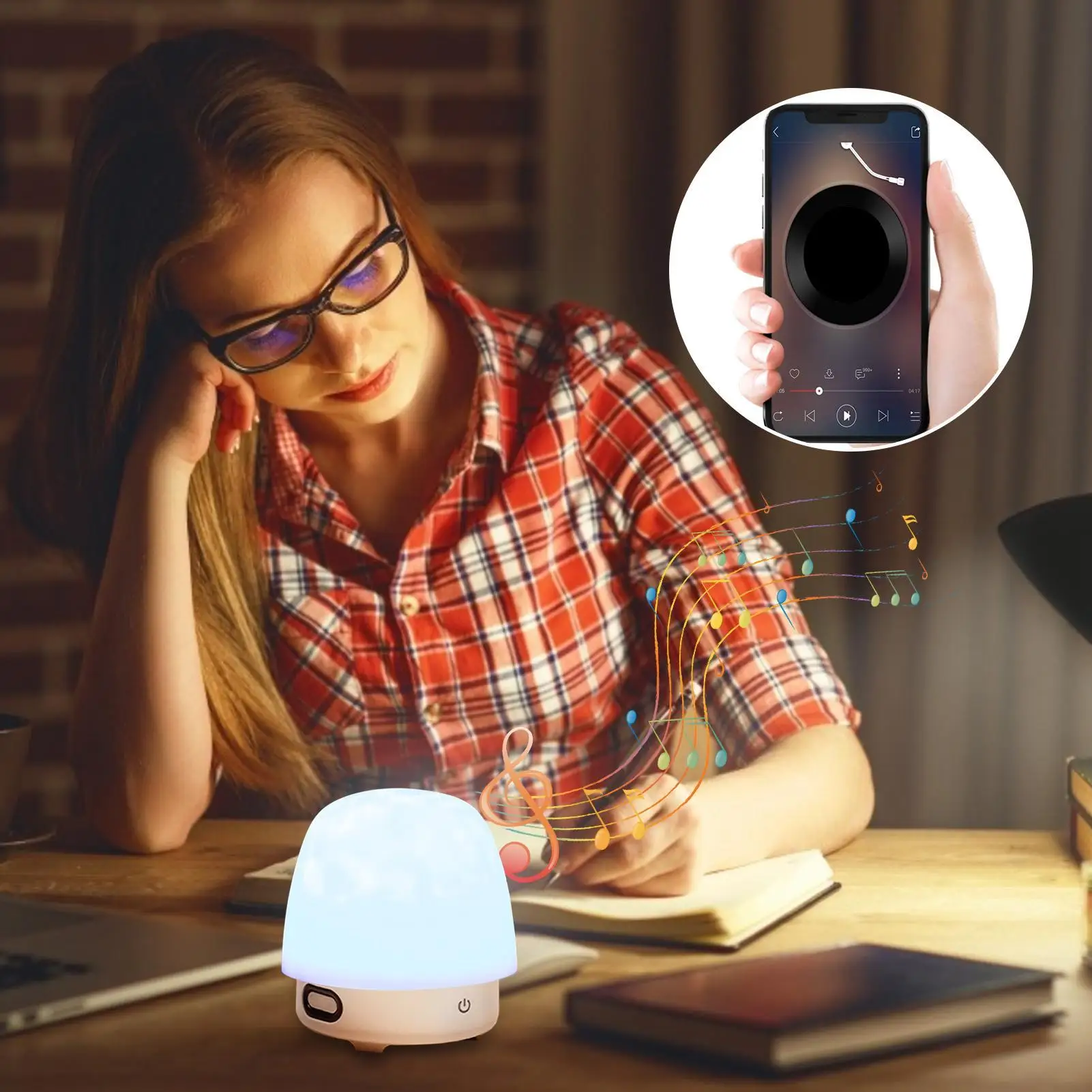 Лунная лампа для детей Луна Настольная лампа с регулируемой яркостью Ночник Пульт дистанционного управления Проектор с беспроводным динамиком Домашний декор для полки стола Лунная лампа для детей Луна Настольная лампа с регулируемой яркостью Ночник Пульт дистанционного управления Проектор с беспроводным динамиком Домашний декор для полки стола