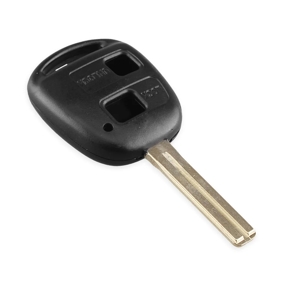 KEYYOU-carcasa para mando a distancia de coche, 2/3 botones, para Lexus RX300 LS400 LS430 ES330 SC430 IS300 LX470 RX330 RX350 GS300 + almohadilla de