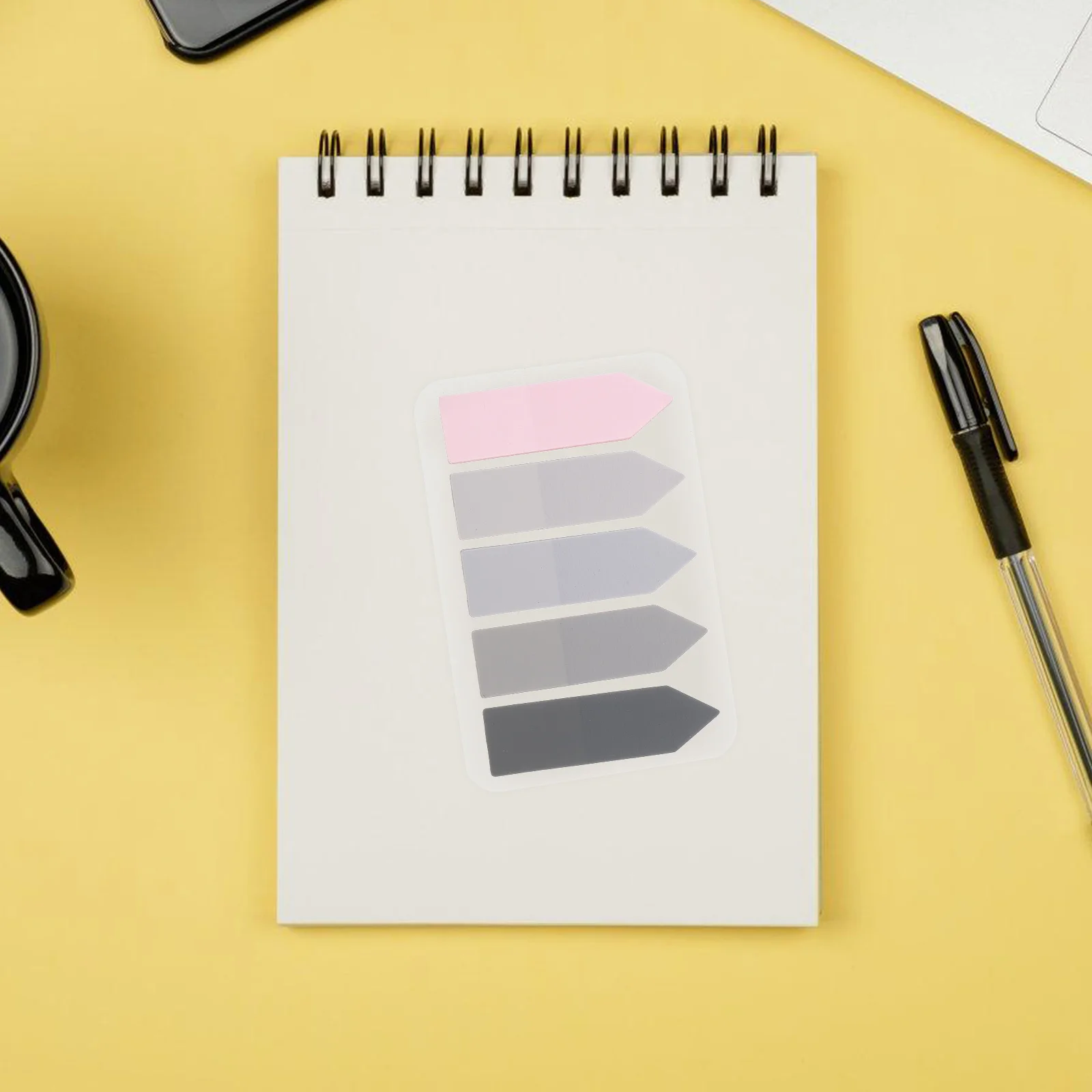 

10Sets Colored Arrow Sticky Tabs Adhesive Reading Markers Portable Page Stickers Index Tabs for Note Highlight