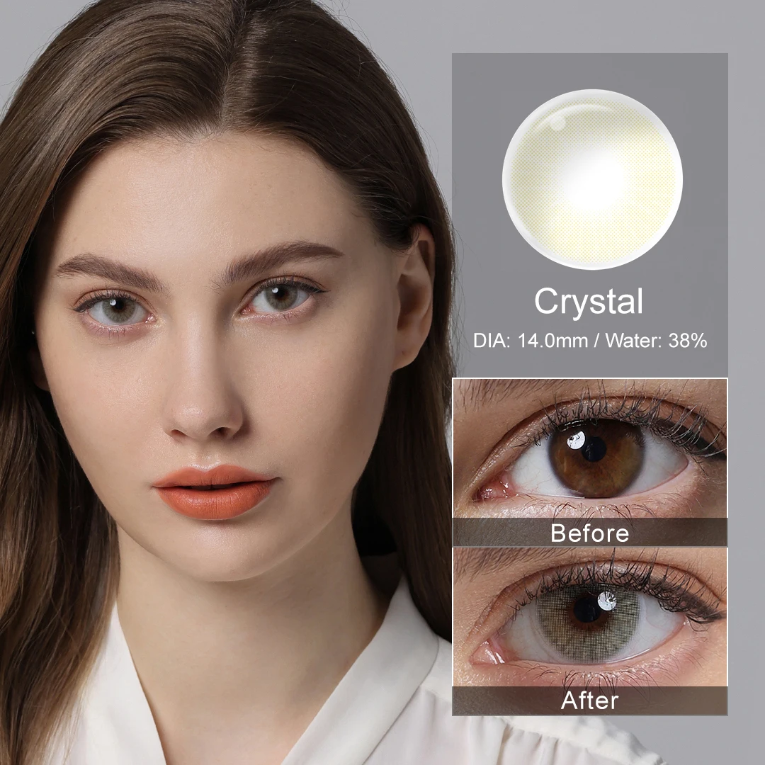 MAGSITER Queen Amber/Avela Kontaktlinsen in natürlicher Farbe für die Augen, geeignet für den täglichen Gebrauch, Augenkosmetiklinsen, 6 Monate haltbar – Detail 8