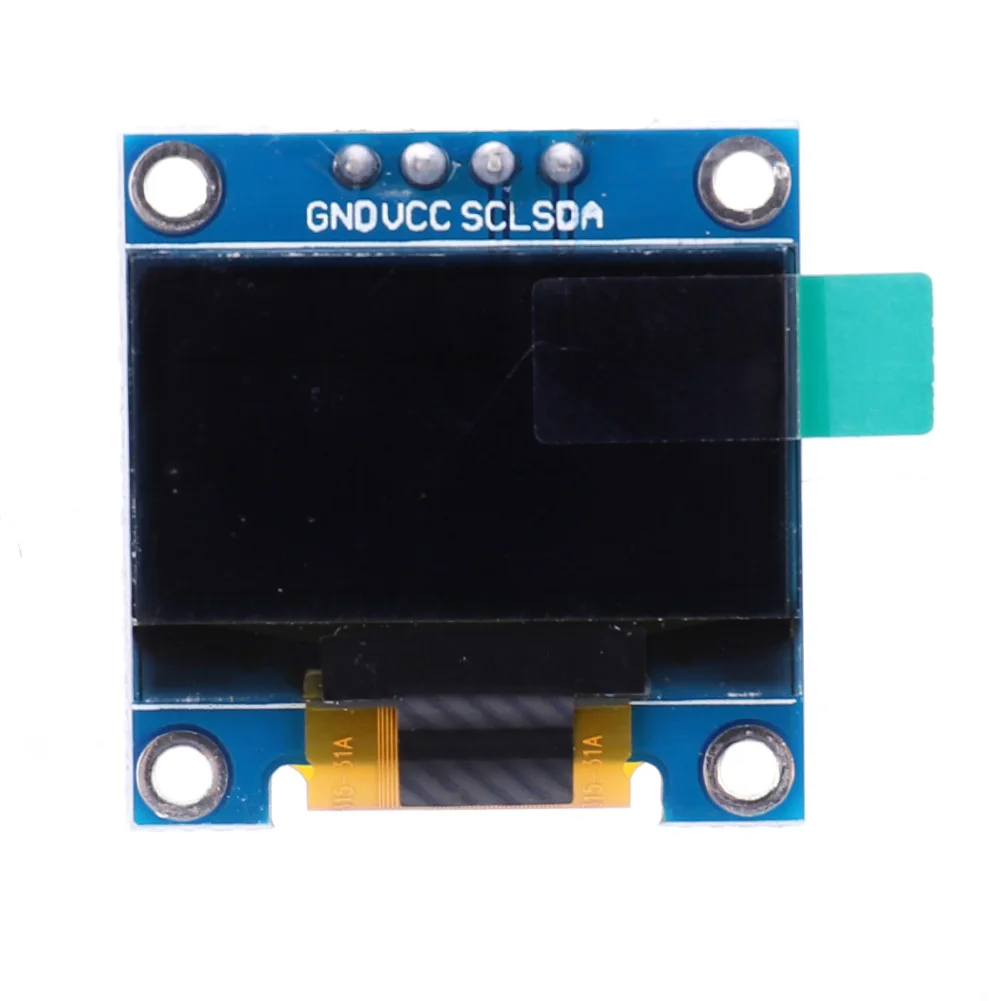 

128x64 Pixel OLED Display Module 0.96IN I2C IIC Self-Luminous OLED Screen Board for R3/Raspberry Pi/Mega/51 MCU/STIM 32