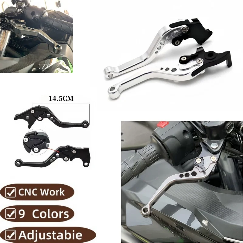 Palanca de Freno Ajustable para Motocicleta Yamaha FZ16 2009 2010 2011 2012 2013 2014 2015 2016, Manija de Freno y Embrague FZ16