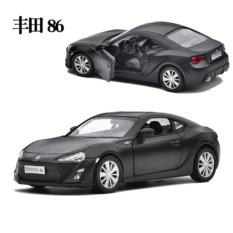 1:36 TOYOTA GT86 w skali aluminiowy Model samochodu metalowe prezenty odlewne zabawki kolekcja dla dzieci zabawki ozdoby Display F45